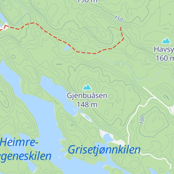 Map of Gjenbuåsen