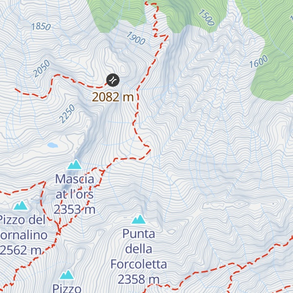 Map of Bivacco Ambrogio Fogar