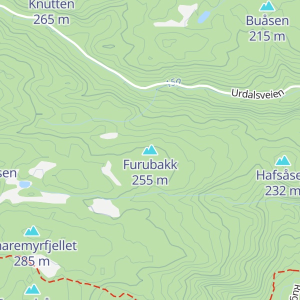 Map of Furubakk