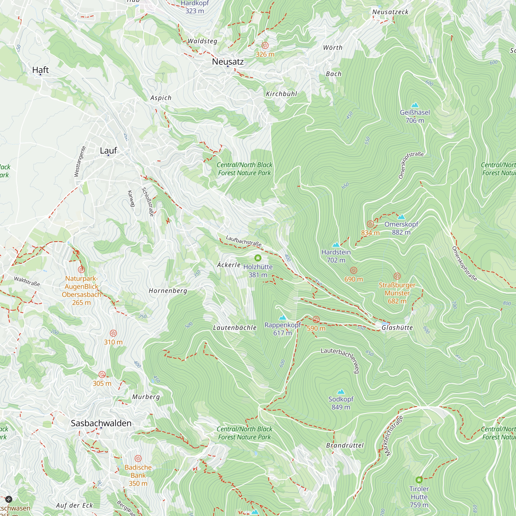 Holzhütte map