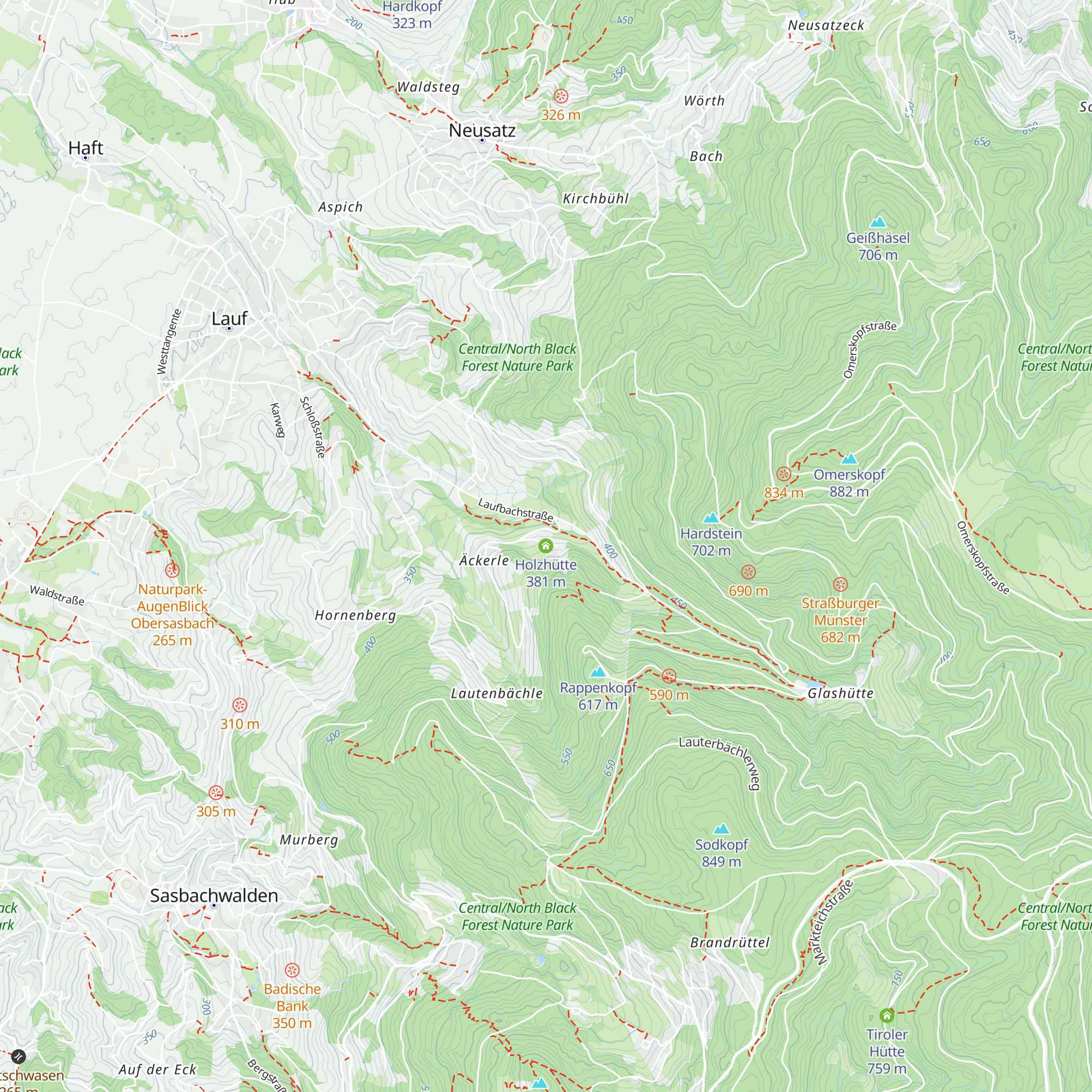 Holzhütte map