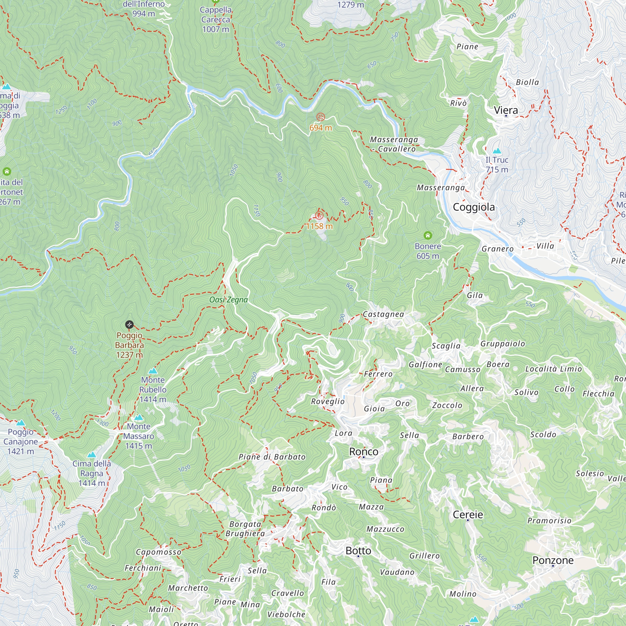 Campo Polivalente di Caulera map