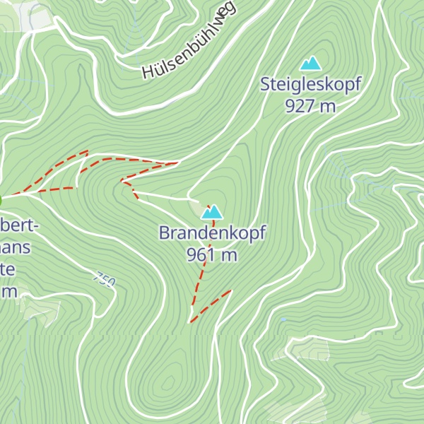 Map of Brandenkopf