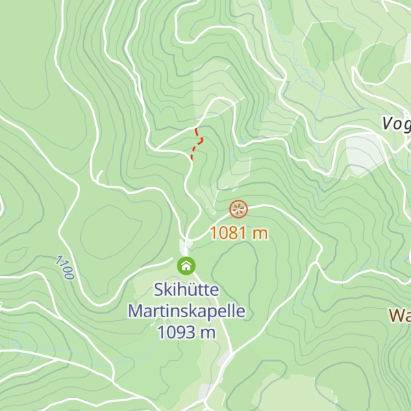 Map of Käsmattenhütte