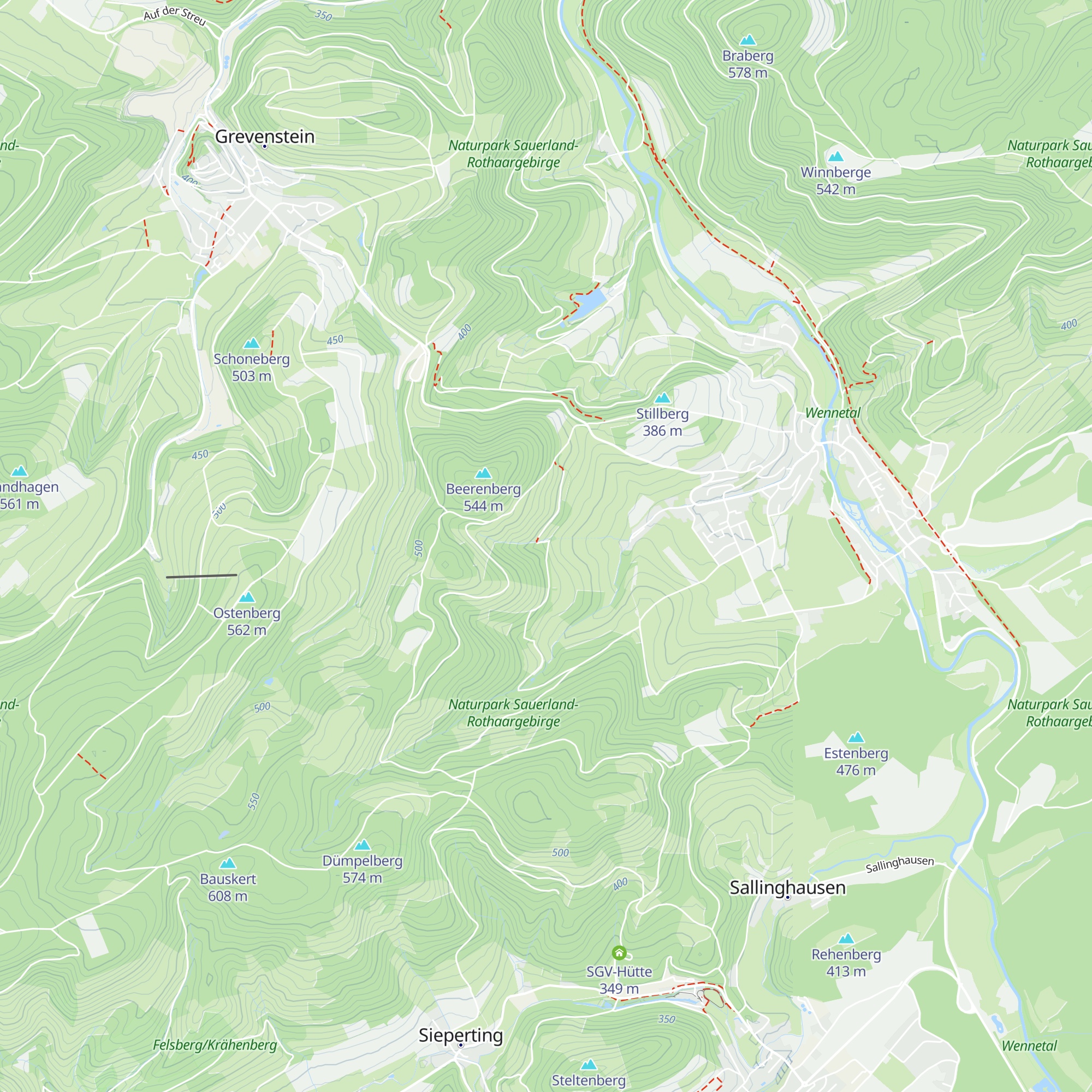 Beckmann´s Hütte map