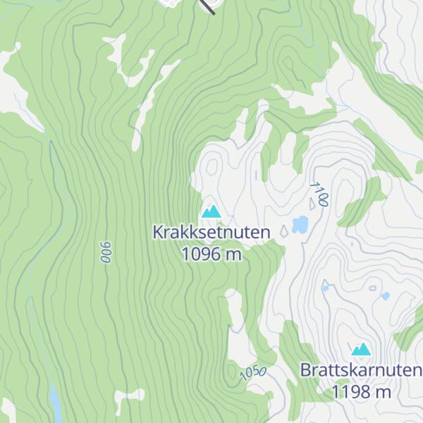 Map of Krakksetnuten