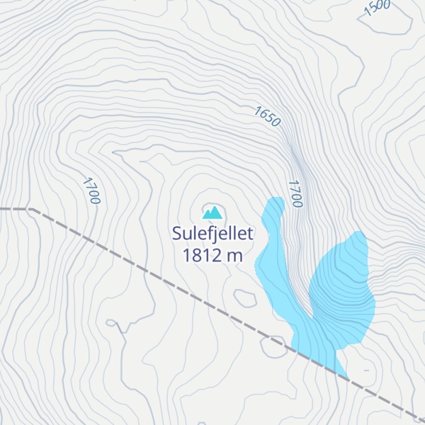 Map of Sulefjellet