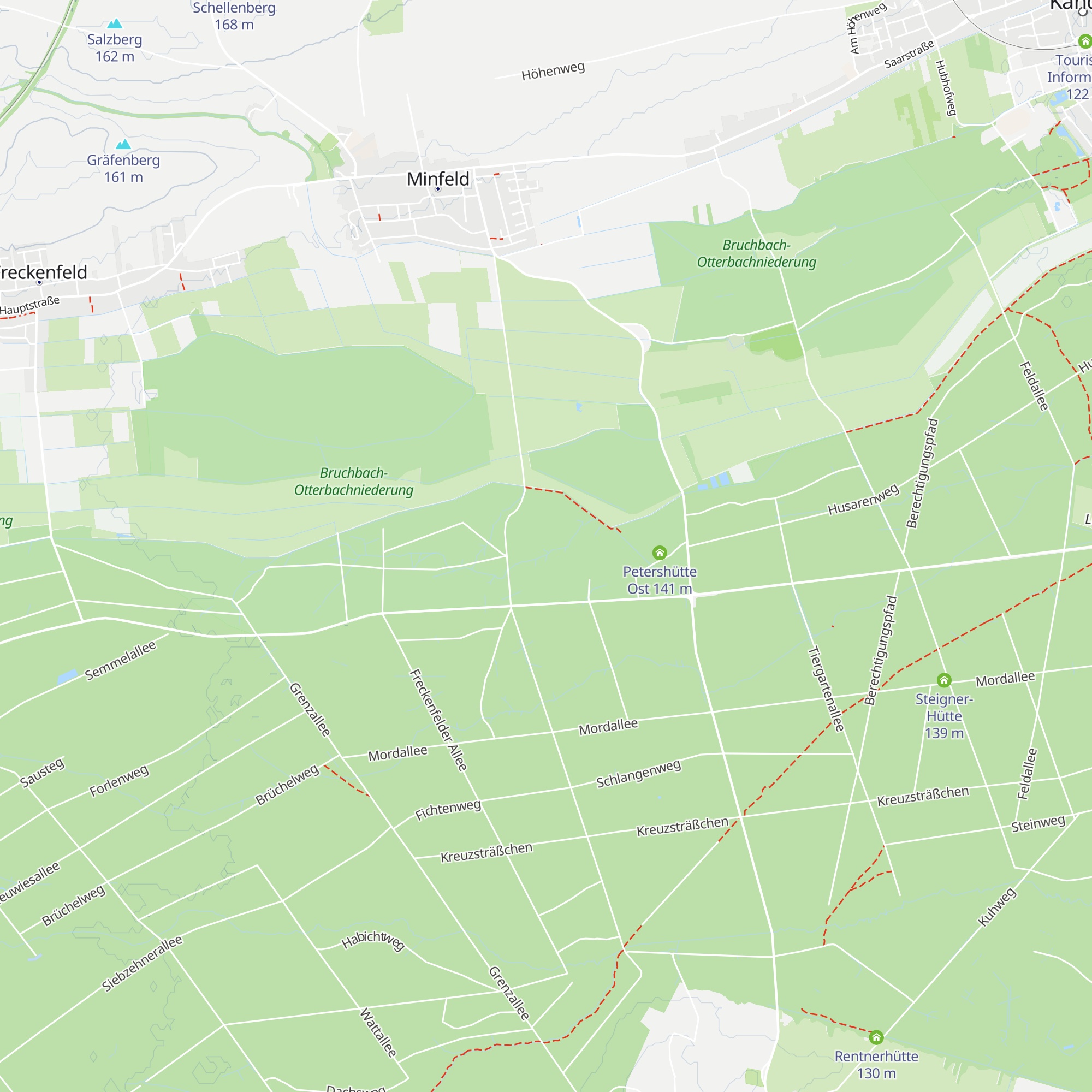 Petershütte West map