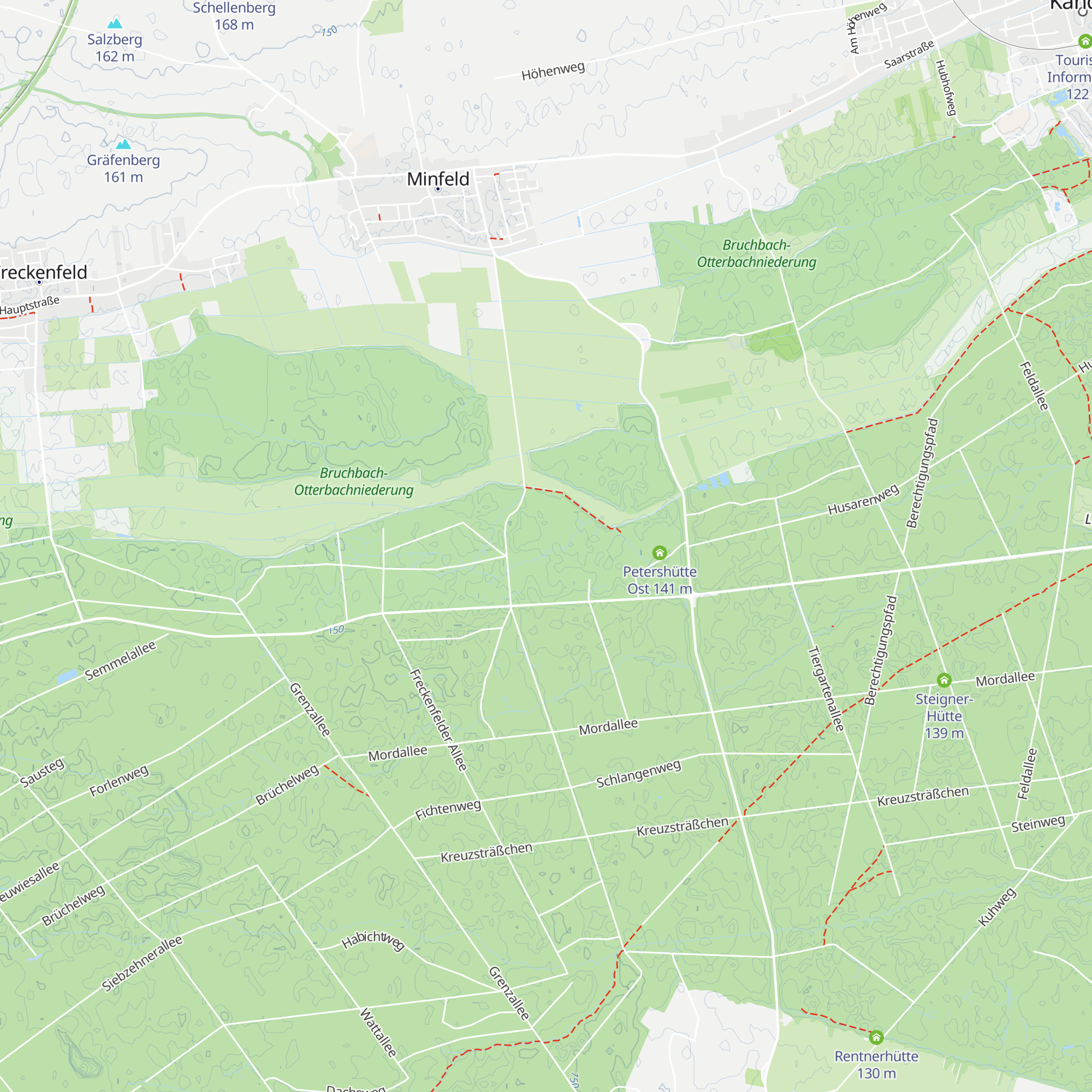 Petershütte West map