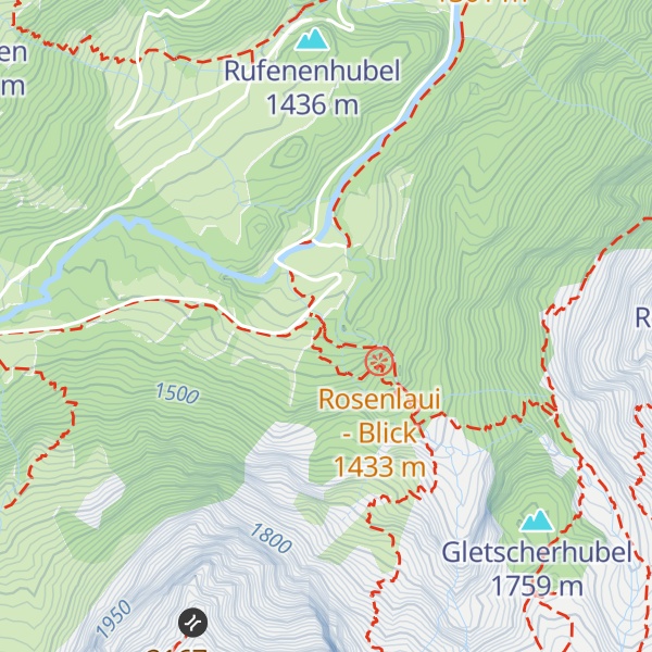 Map of Gletscherschlucht