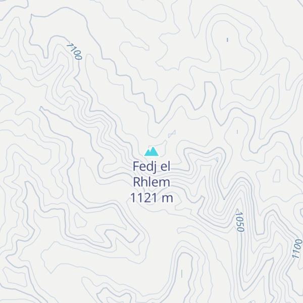 Map of Fedj el Rhlem