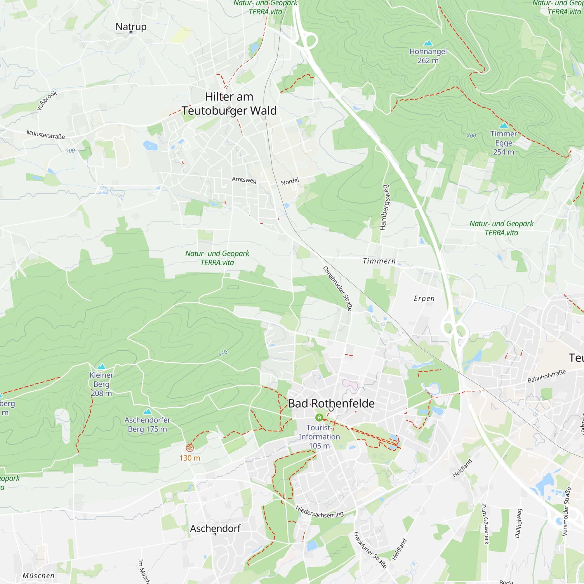 Schutzhütte am Südberg map
