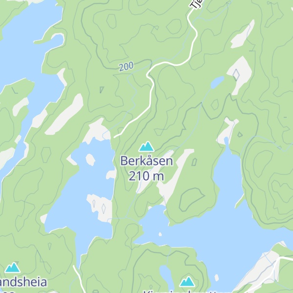 Map of Berkåsen