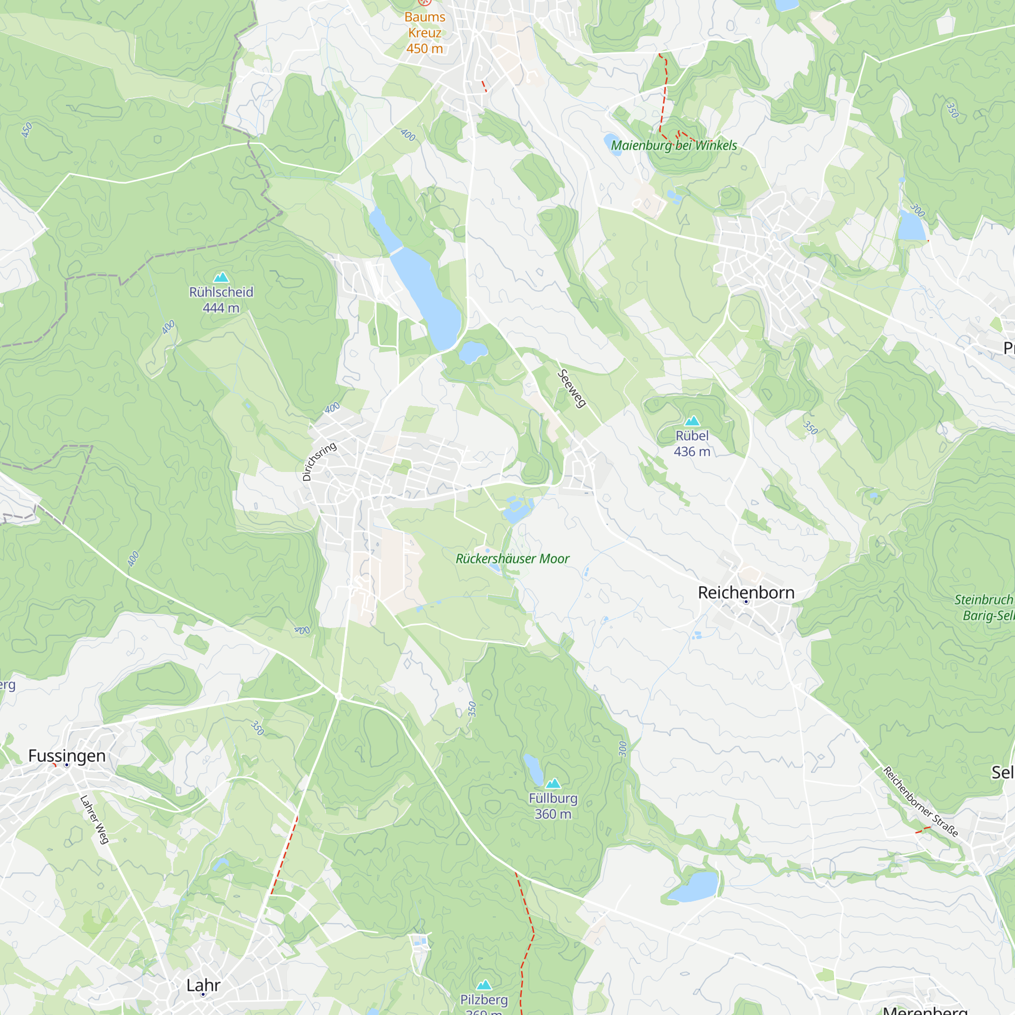 Fischerhütte map