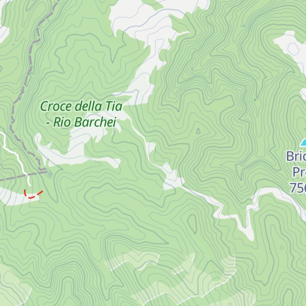 Map of Bric Morto