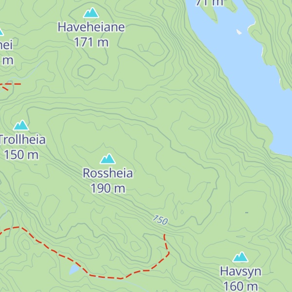 Map of Svenskeheia