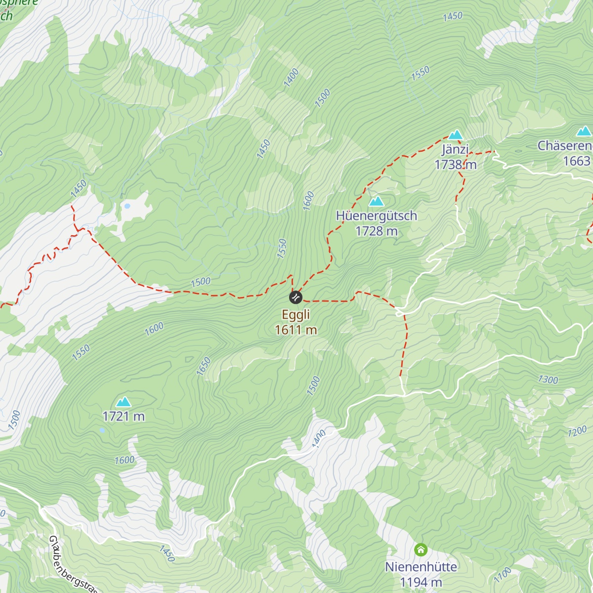 Egg-Hüttli map