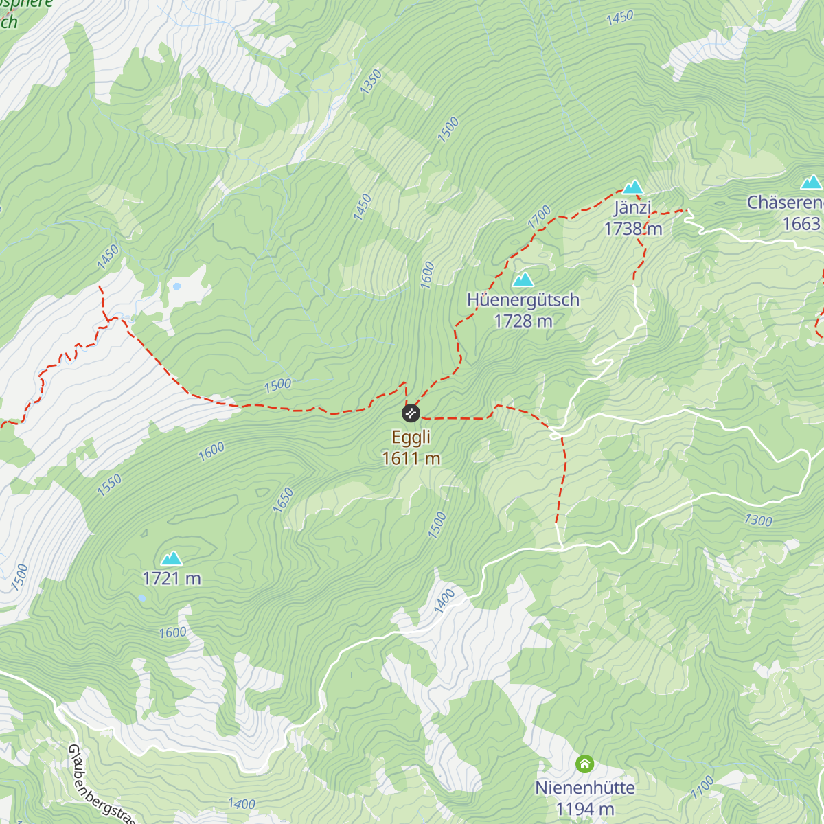 Egg-Hüttli map