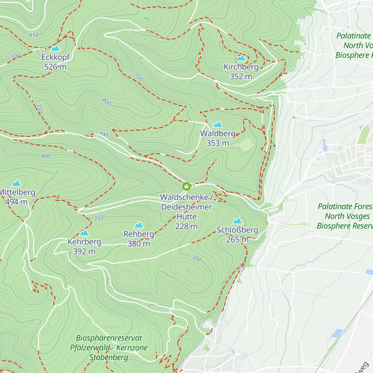 Waldschenke / Deidesheimer Hütte map