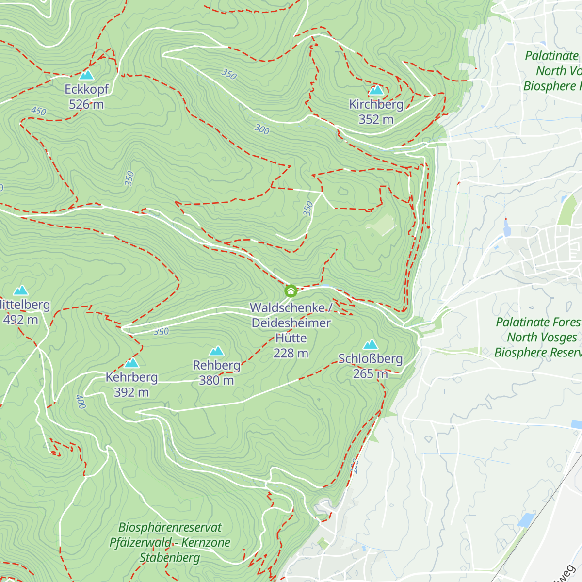 Waldschenke / Deidesheimer Hütte map