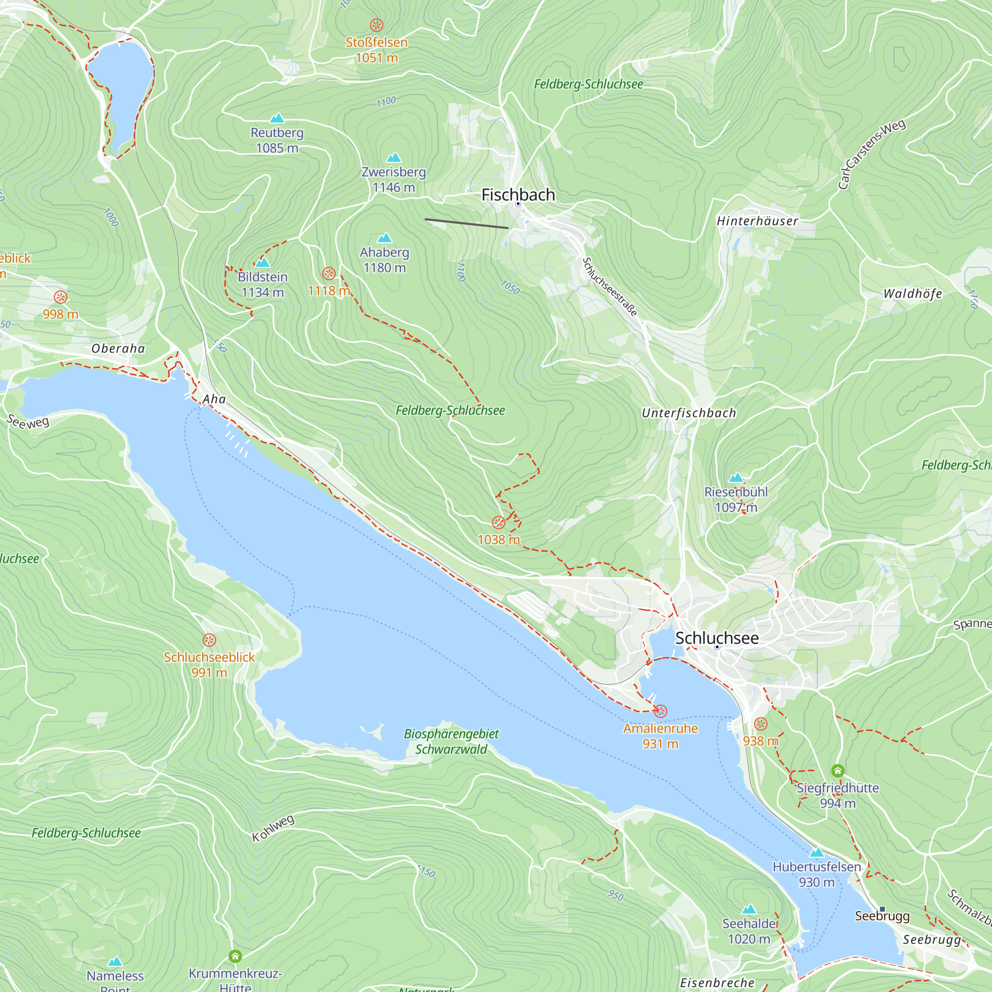 Stutzhütte map