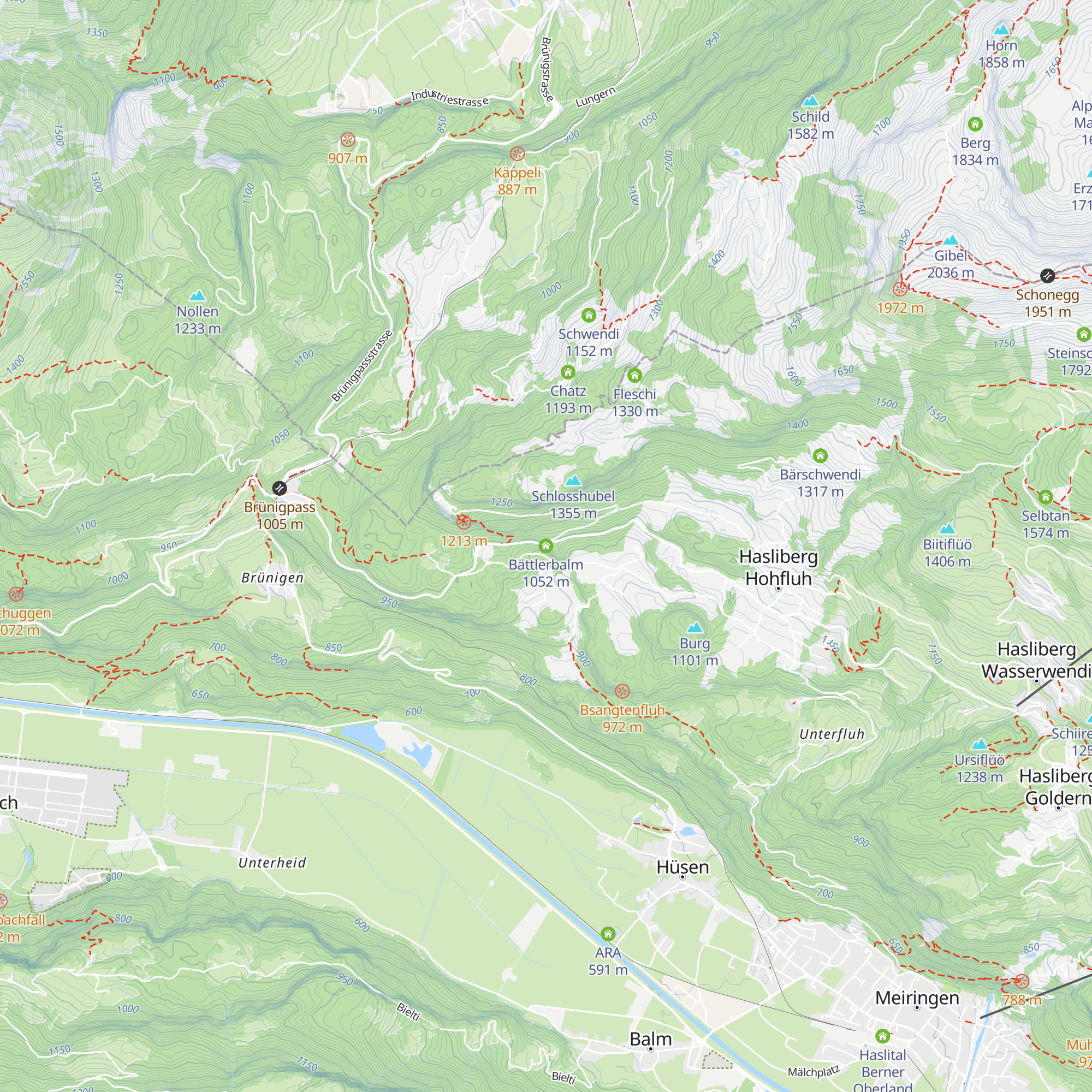 Bättlerbalm map