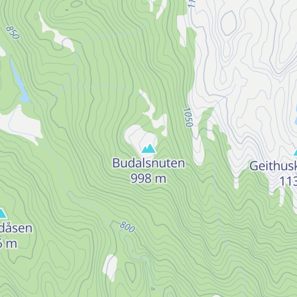 Map of Budalsnuten