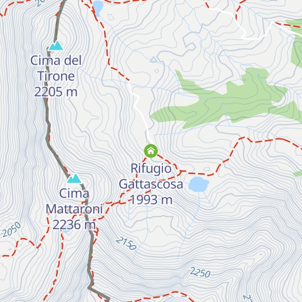 Map of Rifugio Gattascosa