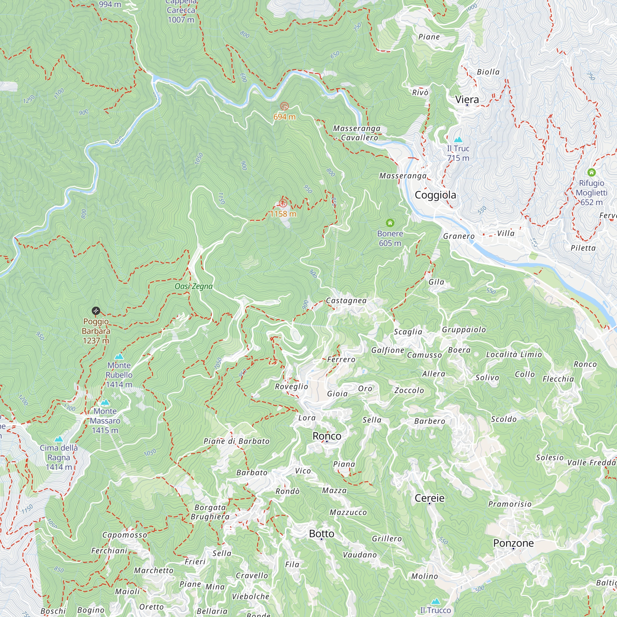 Monastero Romite Battistine map