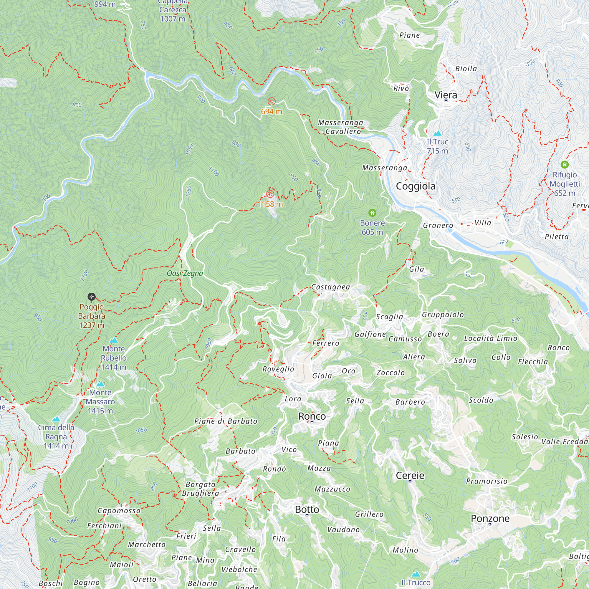 Monastero Romite Battistine map