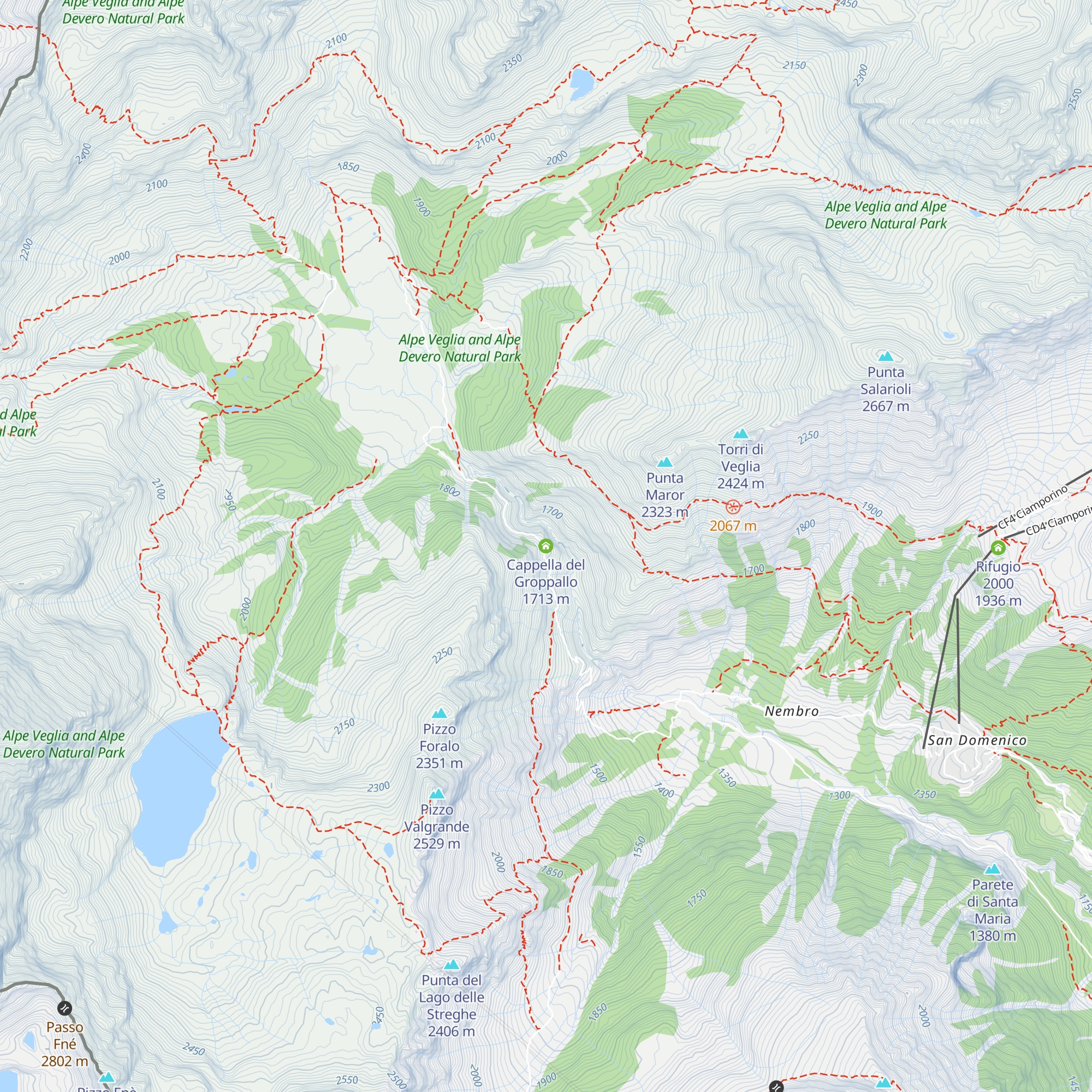 Cappella del Groppallo map