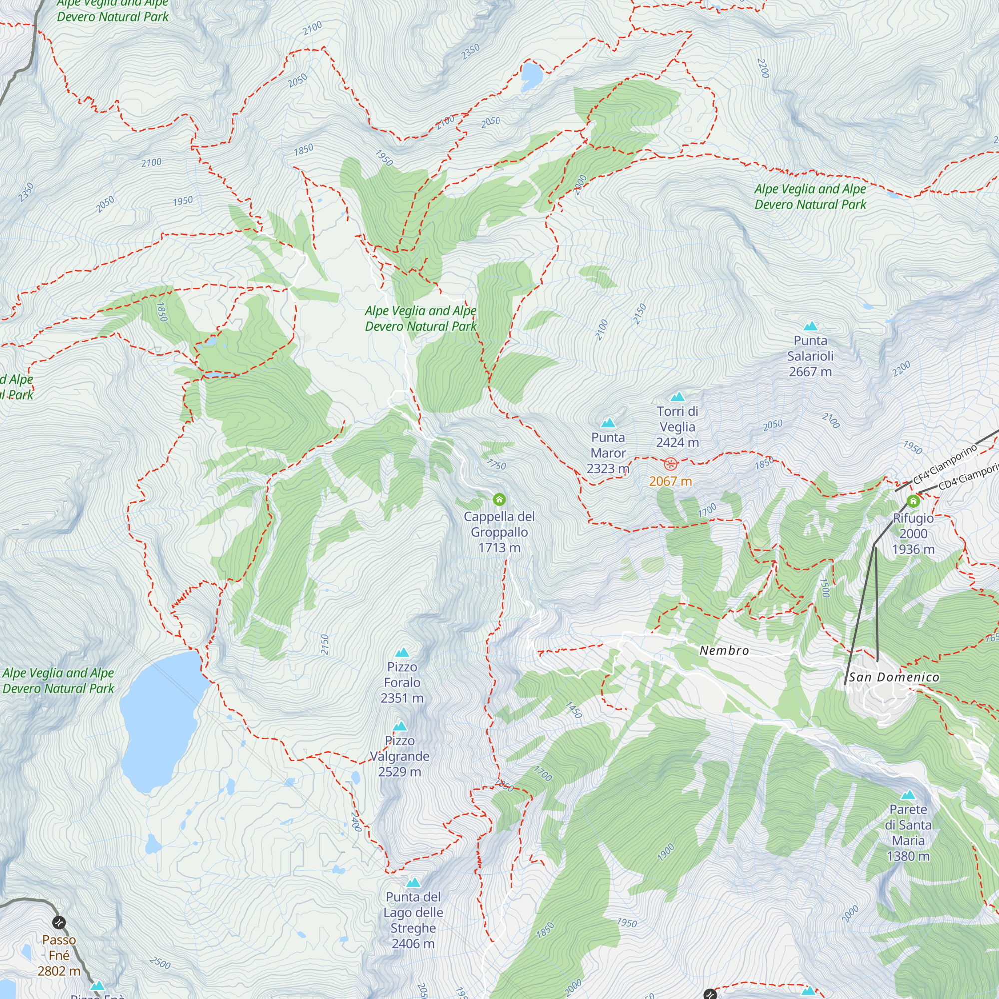 Cappella del Groppallo map