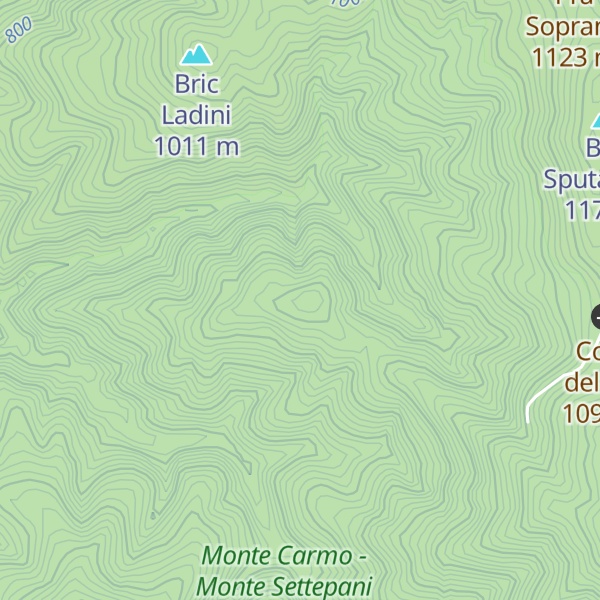 Map of Bric Caplin