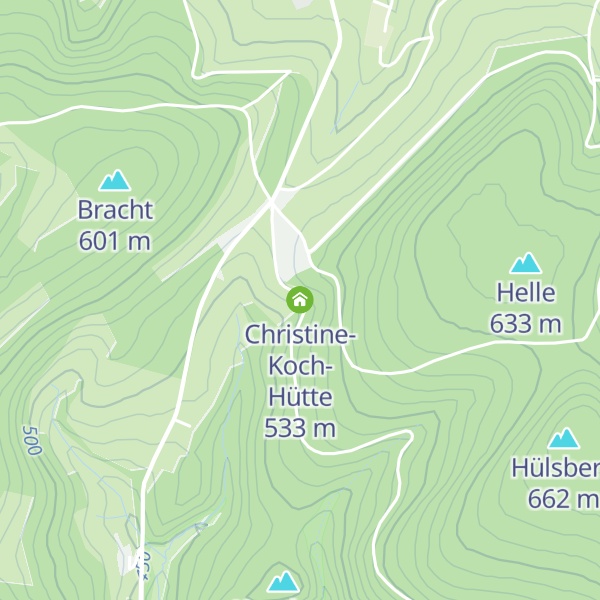 Map of Christine-Koch-Hütte