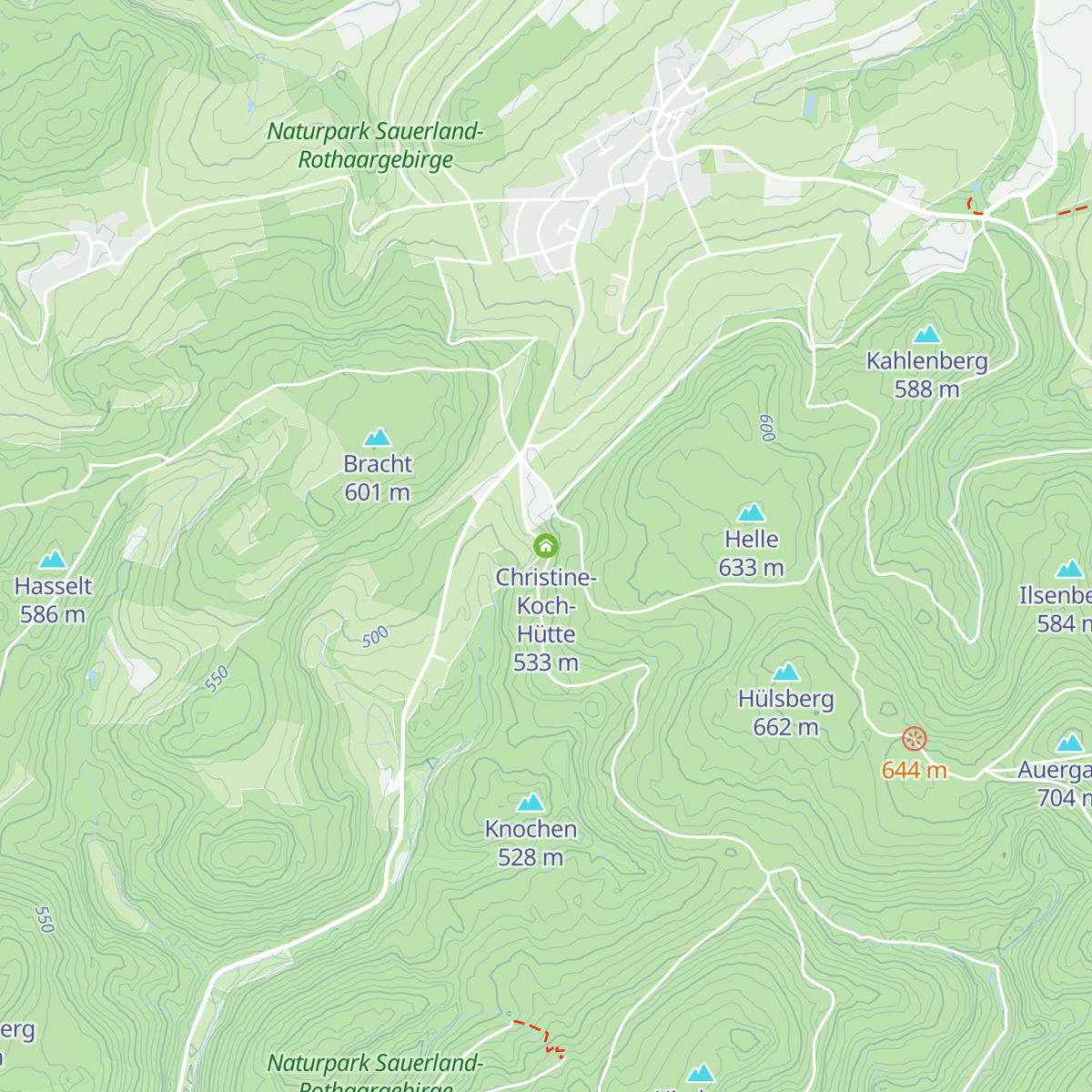 Christine-Koch-Hütte map