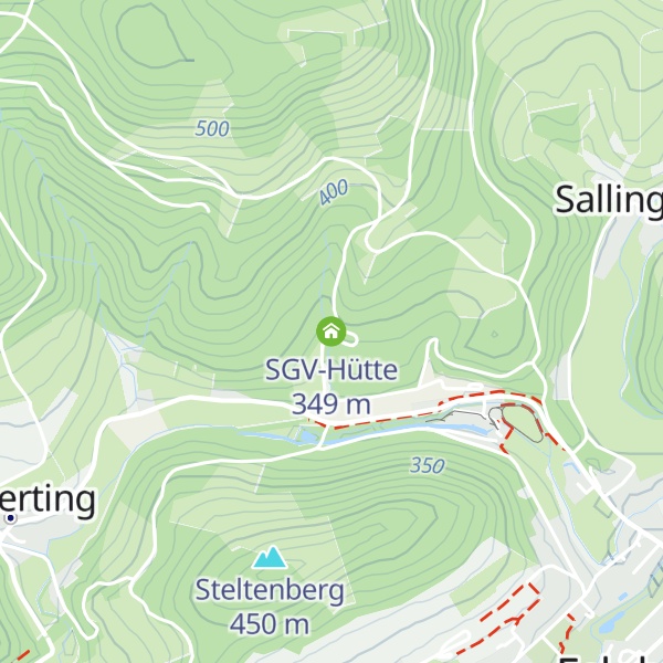 Map of SGV-Hütte