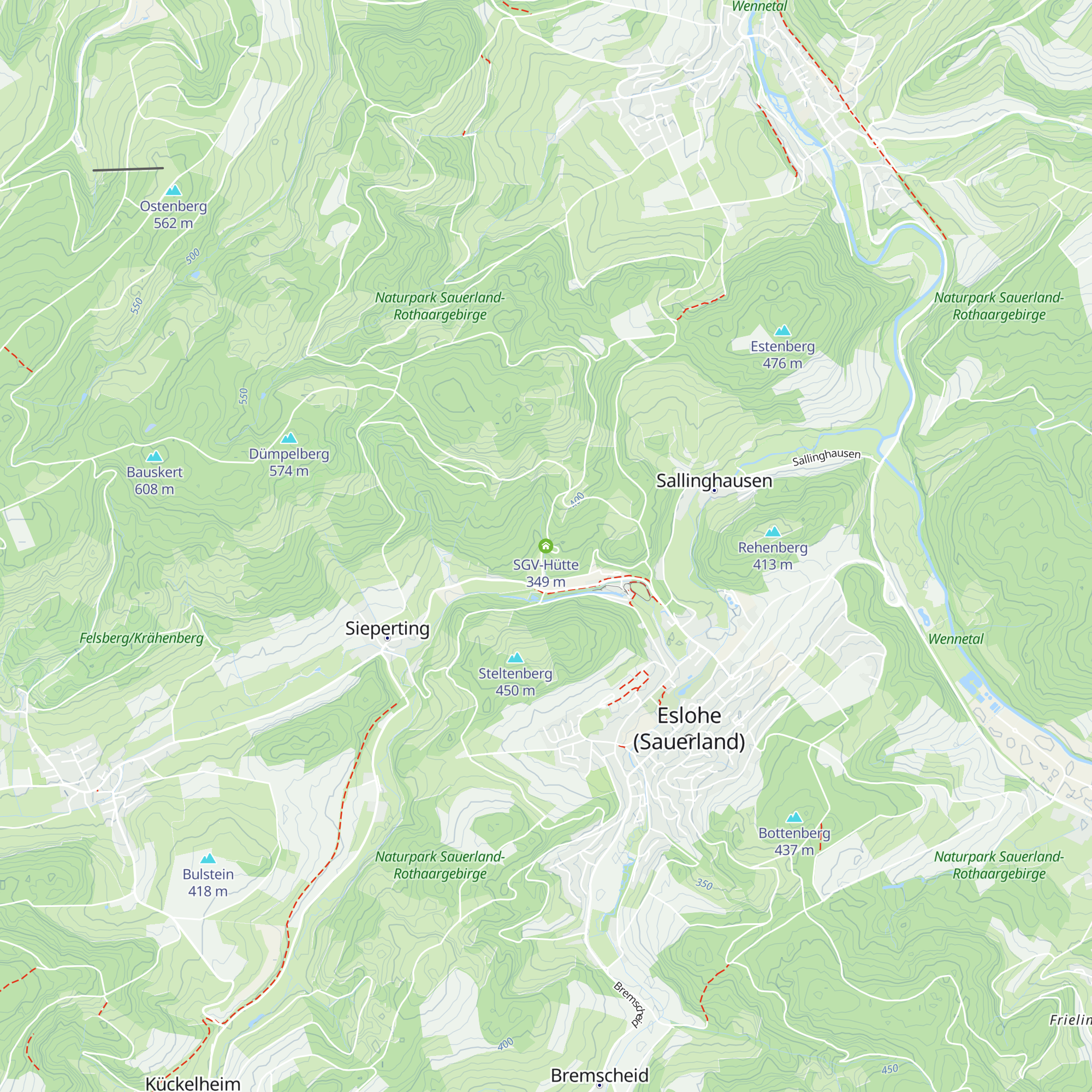 SGV-Hütte map