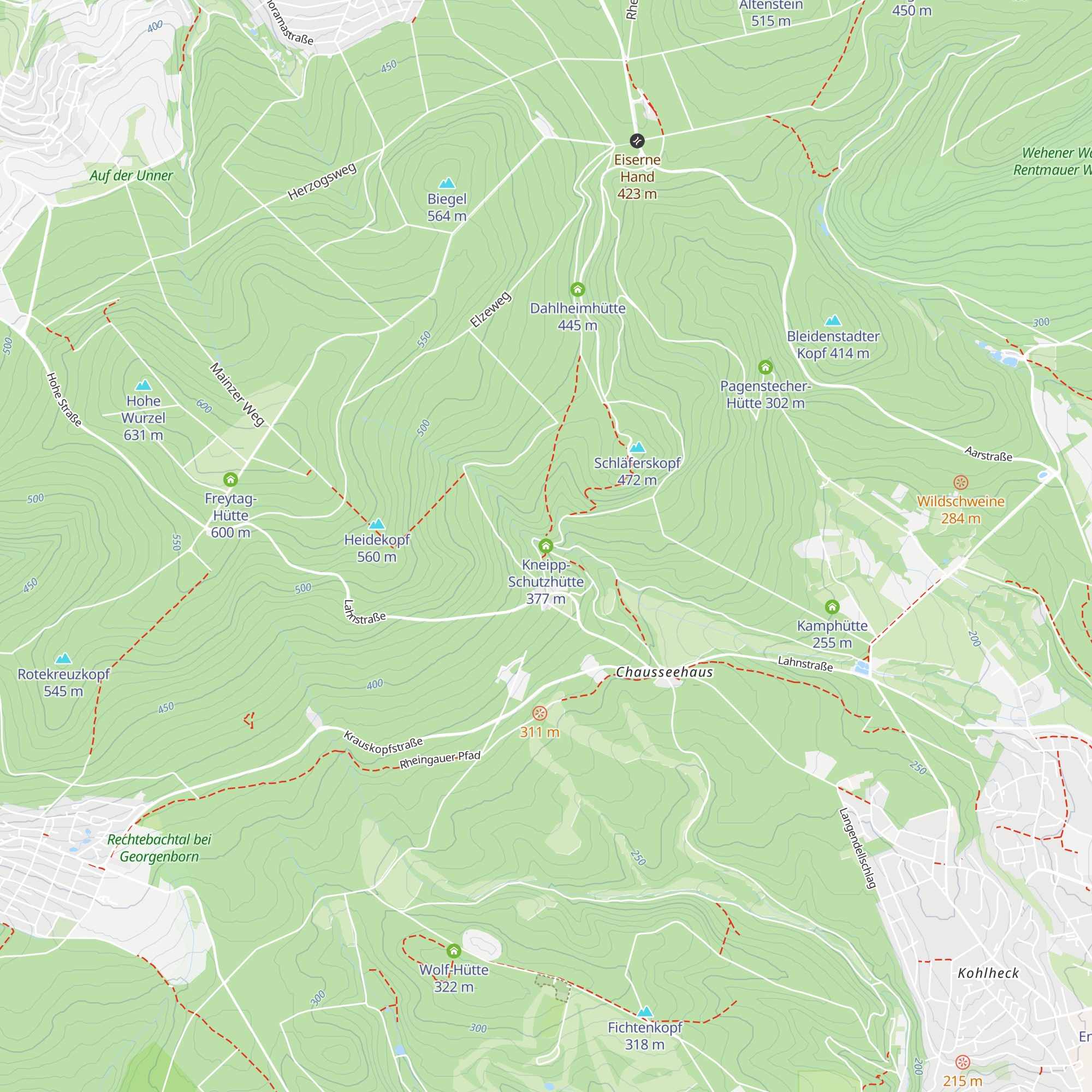 Kneipp-Schutzhütte map