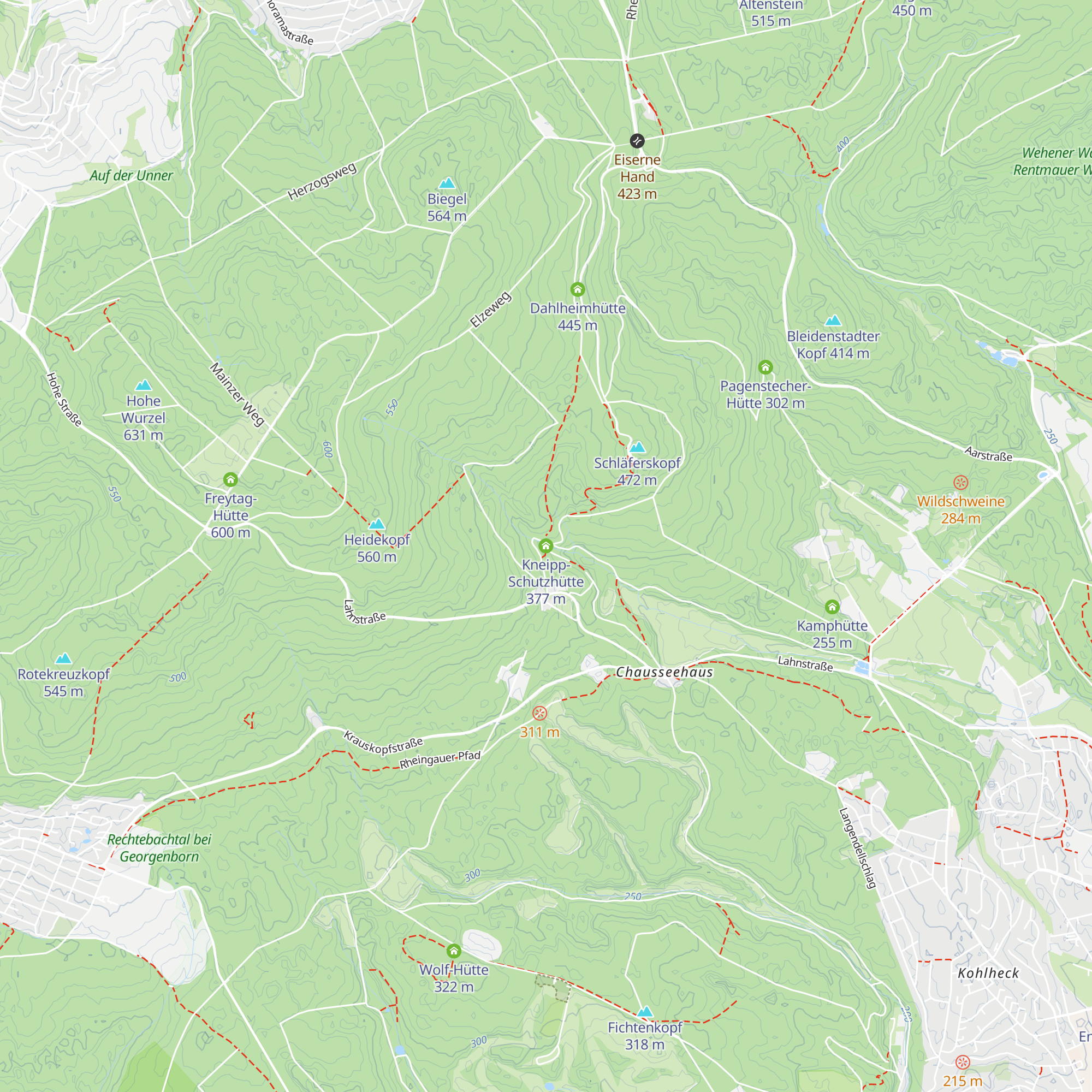 Kneipp-Schutzhütte map