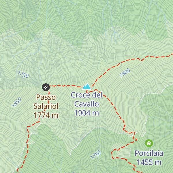 Map of Croce del Cavallo