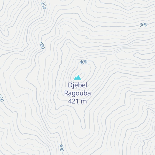Map of Djebel Ragouba