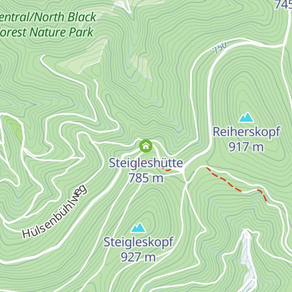 Map of Steigleshütte