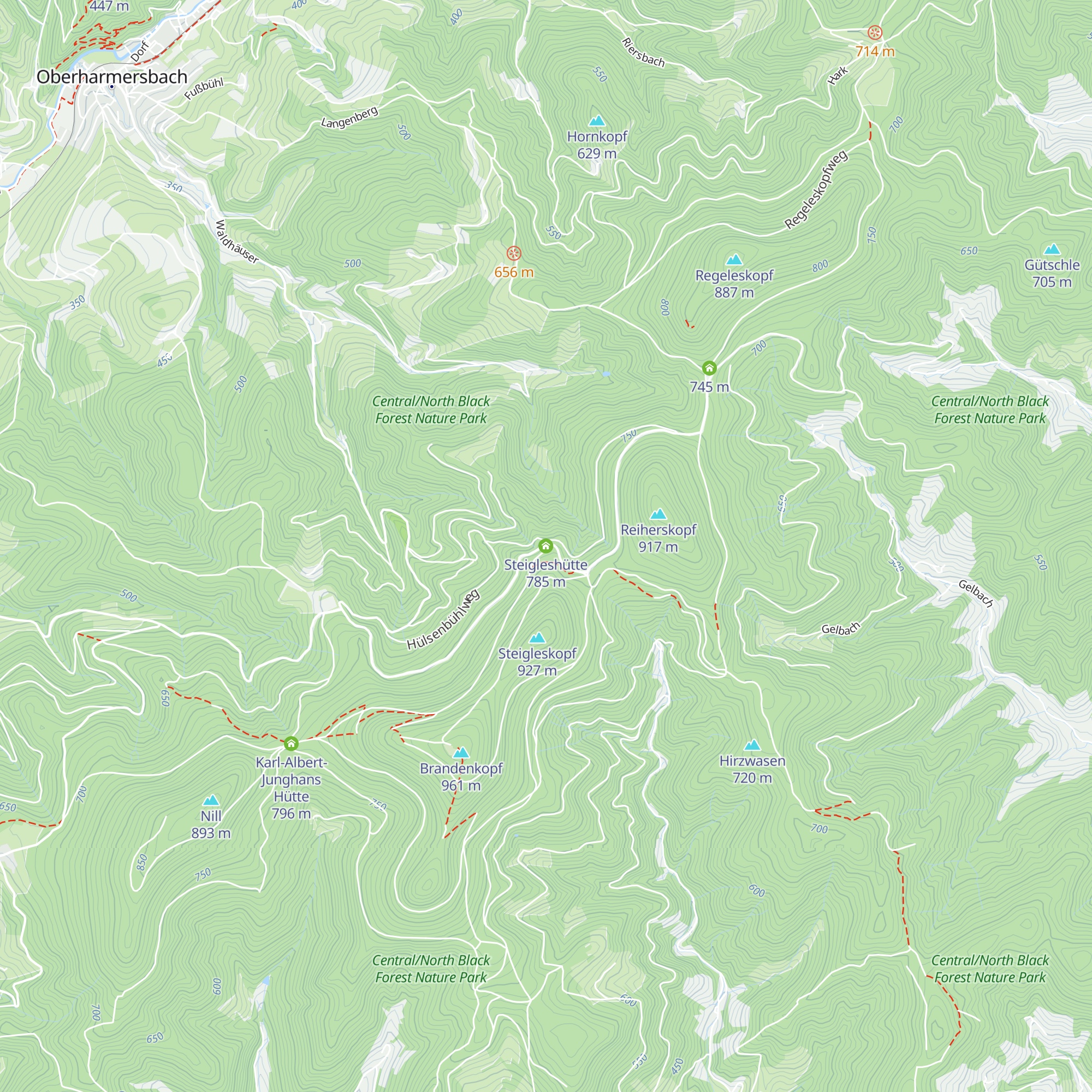 Steigleshütte map