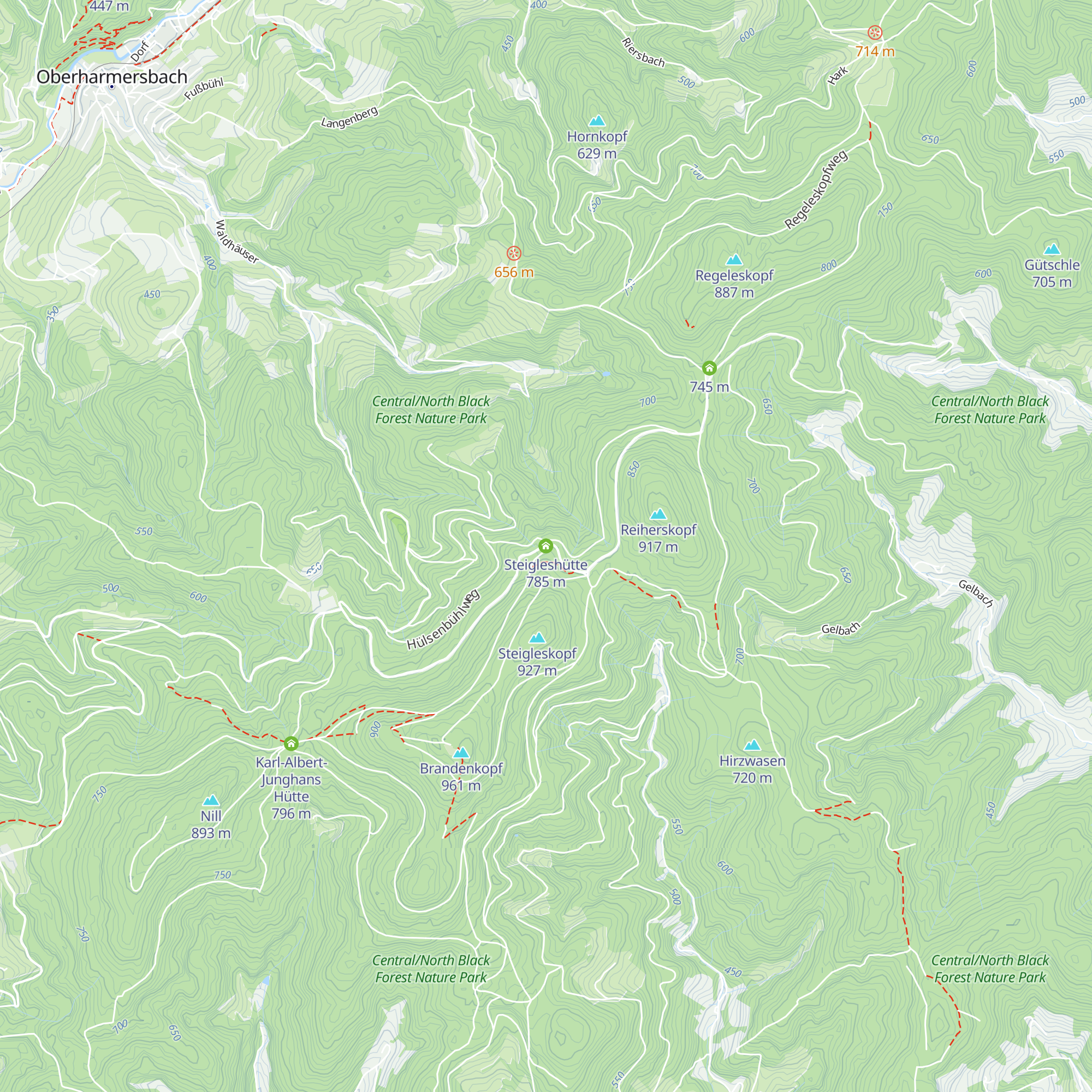 Steigleshütte map