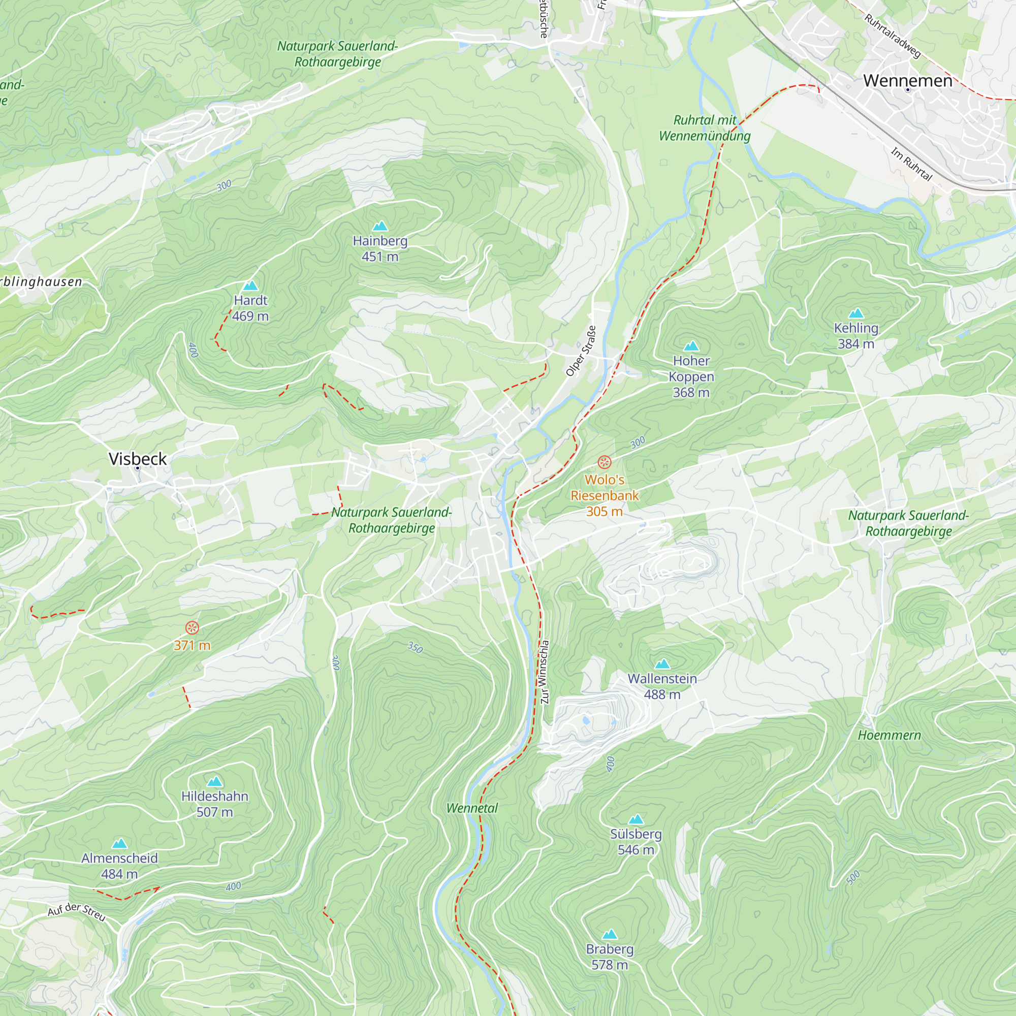 Bienenhütte map