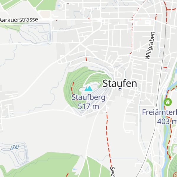 Map of Staufberg