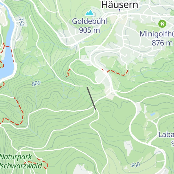 Map of Skilifthütte Häusern