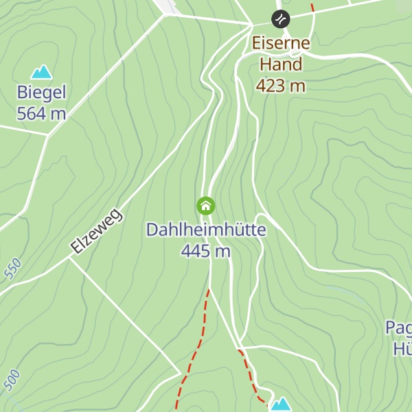 Map of Dahlheimhütte