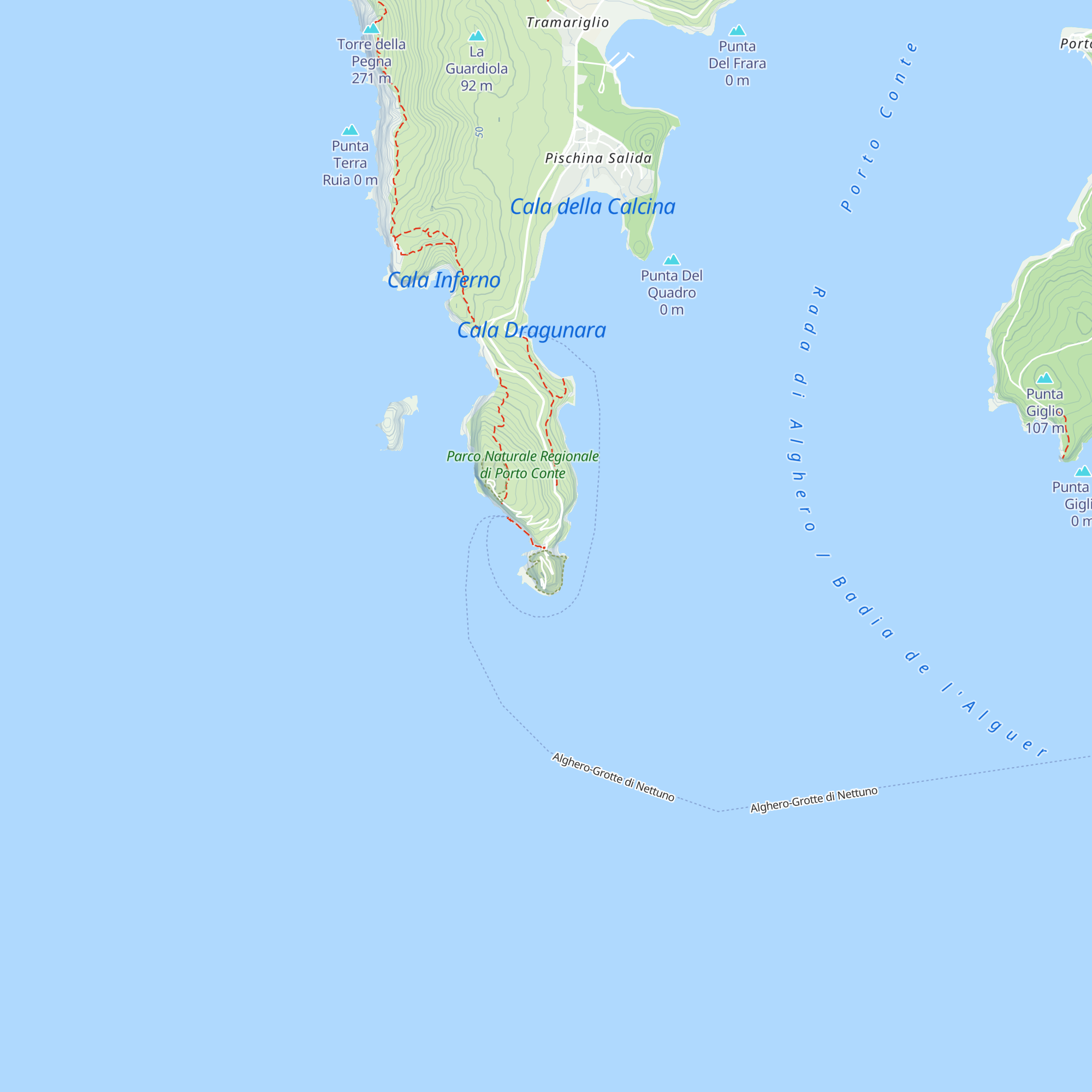 Biglietteria Grotta di Nettuno map