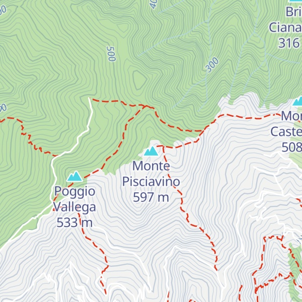 Map of Monte Pisciavino
